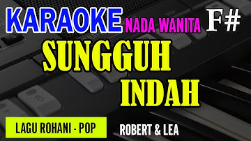 PELANGI SEHABIS HUJAN - NIKITA - NADA WANITA F# | KARAOKE / LIRIK | LAGU ROHANI KRISTEN