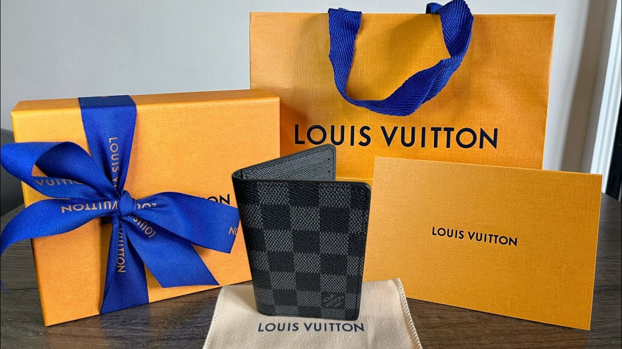 Unboxing and First Look at the Louis Vuitton Pocket Organizer - Damier  Graphite 