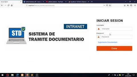 Sistema tramite documentario con php y mysql