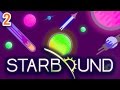 COLLECTING CORE FRAGMENTS | Chubbyemu Plays Starbound 1.0 Release Ep 2