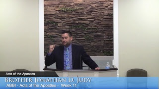ABBI - Acts of the Apostles - Week 11 - Part 1