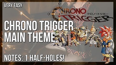 How to play Chrono Trigger Main Theme by Yasunori Mitsuda on Tin Whistle (Tutorial)