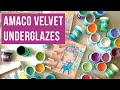 Amaco brent velvet underglazes