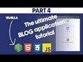 Node js BLOG APP - CRUD and image upload | Node JS Tutorial Part 4