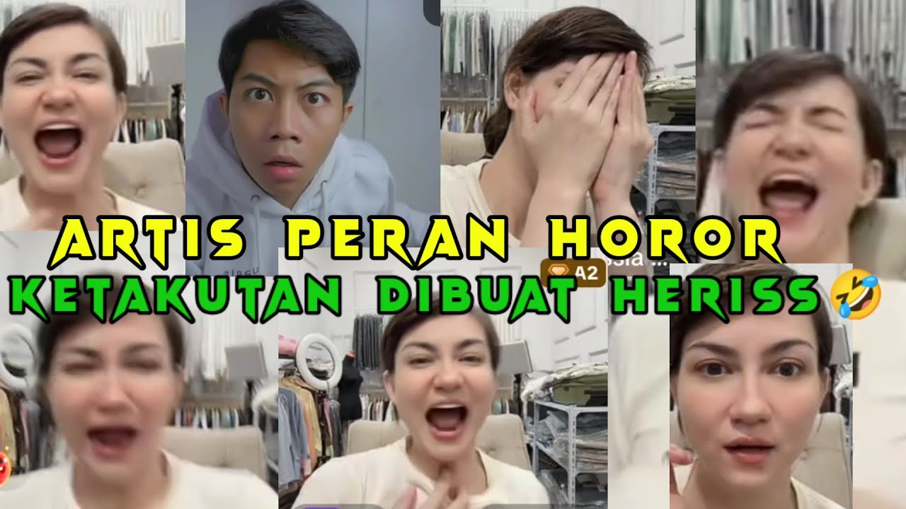 ARTIS  PERAN HOROR KETAKUTAN DI PRANK HERISS, AMANDA69 NGAKAK HABIS 🤣😂