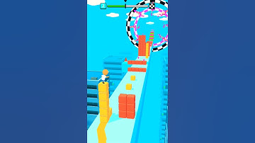 Cube stacker surfer race games shorts