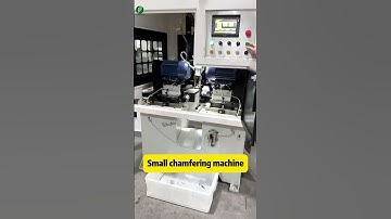 Small chamfering machine, Auto parts plane chamfer #deburringmachine #chamferingmachine