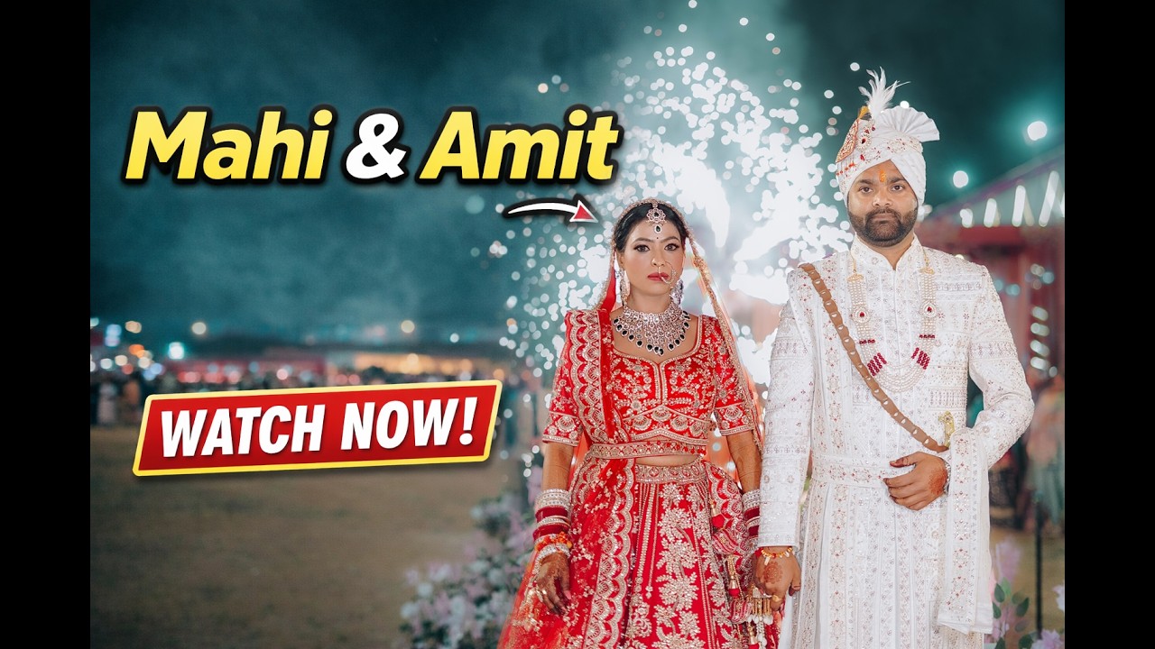Mahi & Amit II Wedding Highlight 4K II The Aj Photography
