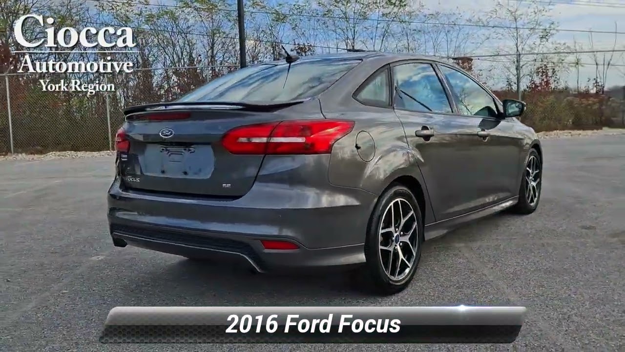 Used 2016 Ford Focus SE, York, PA S240803A - YouTube