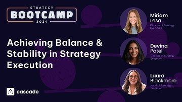 Strategy Bootcamp: Achieving Balance & Stability In Strategy Execution