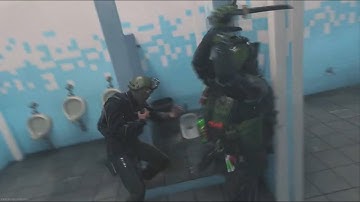 DMZ Bathroom Finishing Move with Sword on Ashika Island | Call of Duty Modern Warfare II