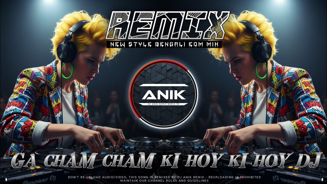 Ga Cham Cham Ki Hoy Dj Remix | New Style EDM Mix | Bengali Dj Song 2025 | Dj Anik Remix