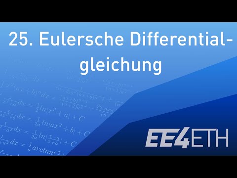 Eulersche Differentialgleichungen | #25 Analysis 1 | EE4ETH