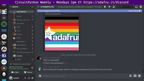 CircuitPython Weekly Meeting for June 7th, 2021 @circuitpython #circuitpython #adafruit