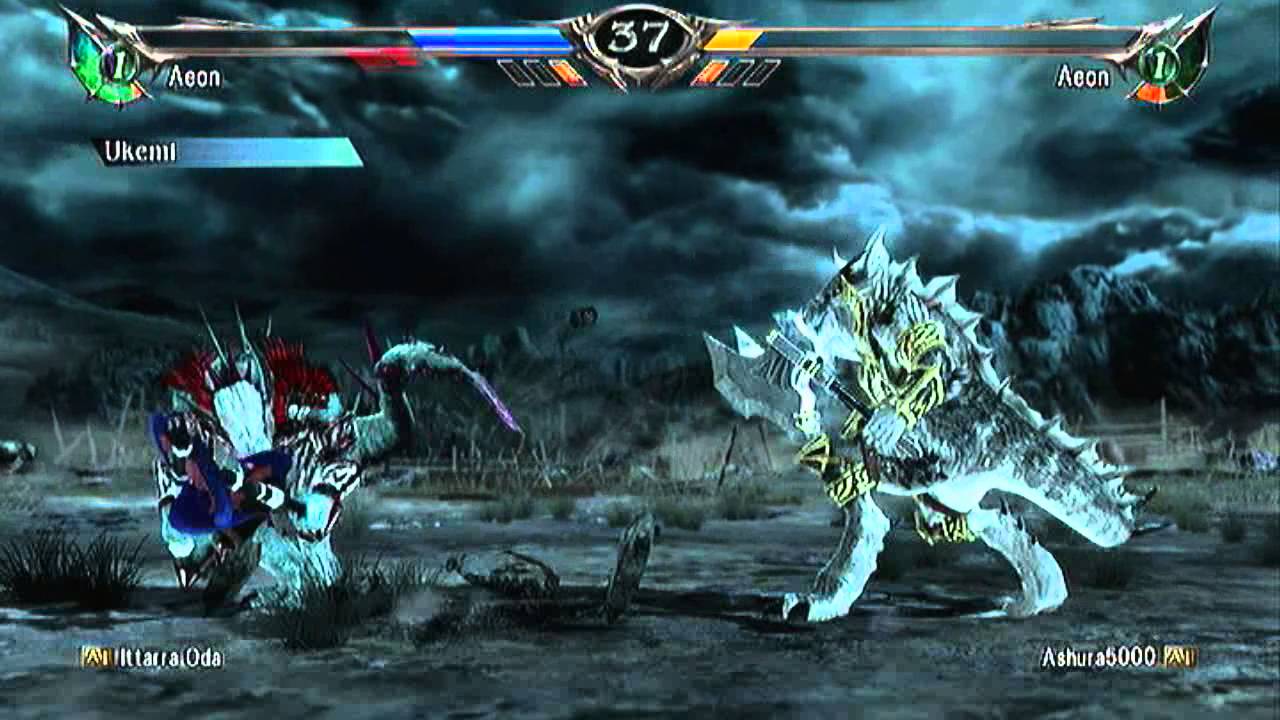 Soulcalibur V: Ittarra Oda (Aeon) Vs  Ashura5000 (Aeon)
