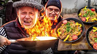 Вкусный ужин за 25 минут! ЛАПША ФУНЧОЗА С ГОВЯДИНОЙ и овощами в соусе терияки. Рецепт screenshot 4