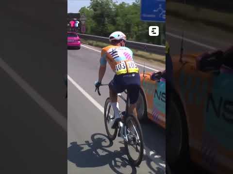 🤣 Hop, ni vu ni connu, Ryan Mullen et Markel Beloki reviennent dans le peloton grâce aux voitures