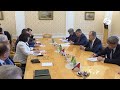 Спикер парламента АР провела встречу с главой МИД РФ