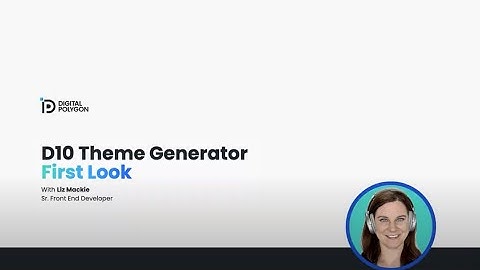 NEW DRUPAL 10 Theme Generator - First Look