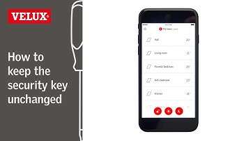 VELUX How to replace the VELUX ACTIVE with NETATMO gateway while keeping the security key unchanged