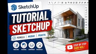 Tutorial Membuat Model 3D Menggunakan Software Sketchup (Part 3) (Belum dengan video render)