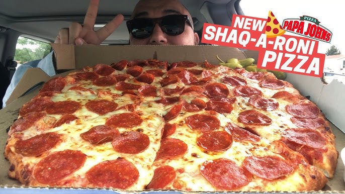 Papa Johns relaunches Shaq-a-Roni Pizza
