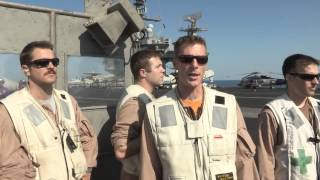 USS Harry S Truman CVN 75 Army Navy Spirit Video