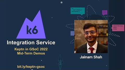 Keptn mid-term GSoC Demos - k6 Integration Service