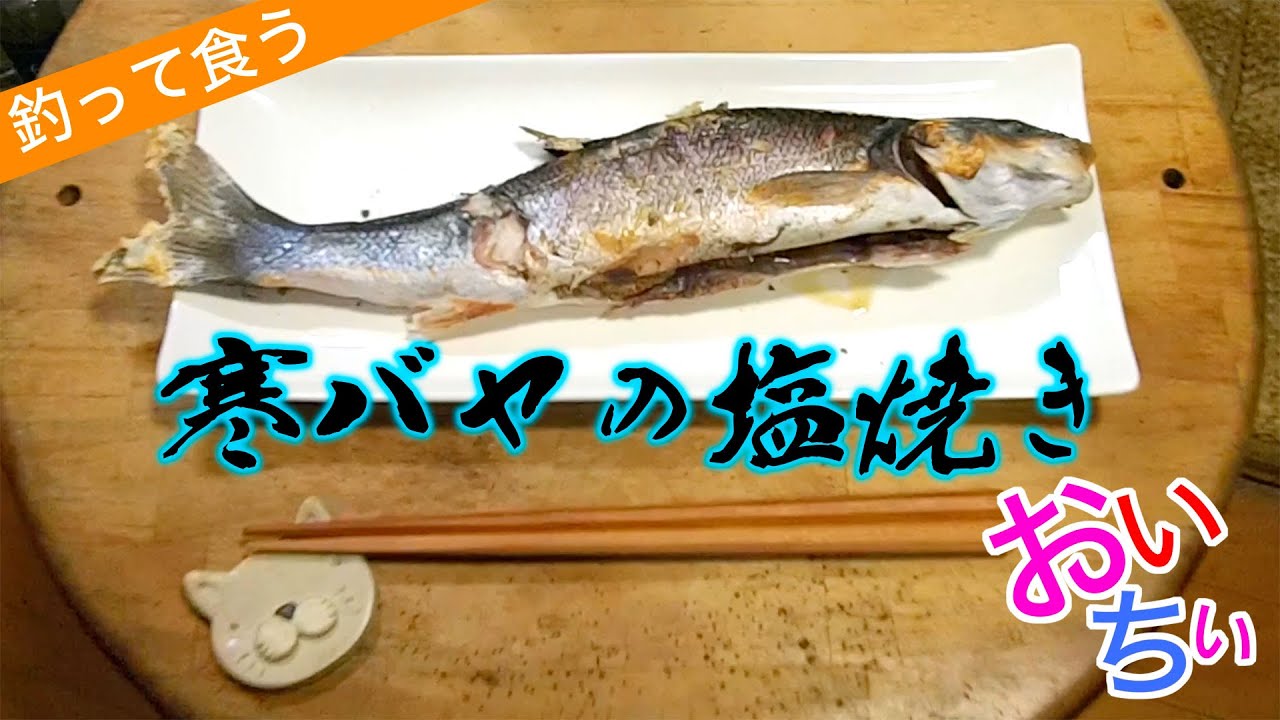 寒バヤを釣って食う【良型で作る塩焼き】