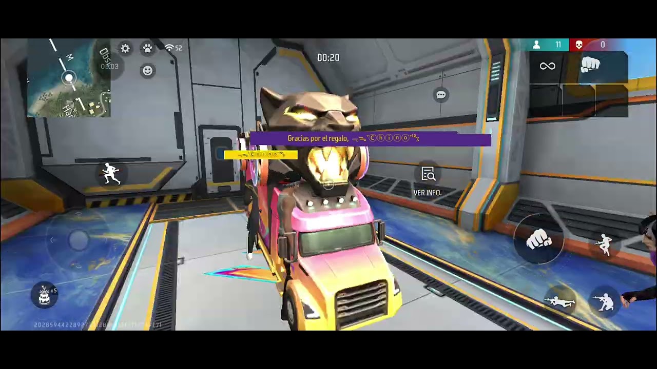 Jugando invasion zombie xd #freefire 