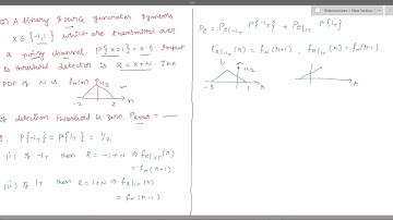 Probability Of Error - Binary Communication - GATE 2018