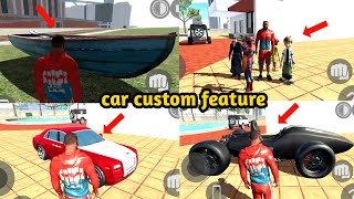 Car custom feature in Indian bike driver 3D 🤑 | Indian bike driver 3D new update || custom option 🔥🔥