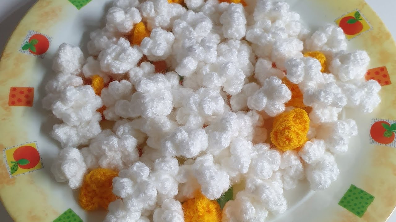 Popcorn Crochet πΏ YouTube