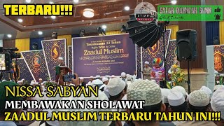 Terbaru Nissa Sabyan Membawakan Sholawat Zaadul Muslim Yang Terbaru 