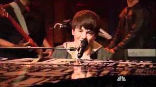 AWESOME Greyson Chance Live Performance - "Waiting Outside the Lines" (Live on Late Night)