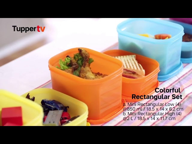 Rectangular Tupperware set – Doña Cuca's Tupperware