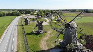 Мельницы на острове Сааремаа 🍀🌼 Эстония наш отдых.