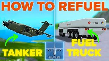 The Best Turboprop FS Refuel Tutorial! | How to use Tanker and Fuel Truck to Refuel Aircraft