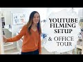 YOUTUBE OVERHEAD FILMING SET UP + OFFICE TOUR