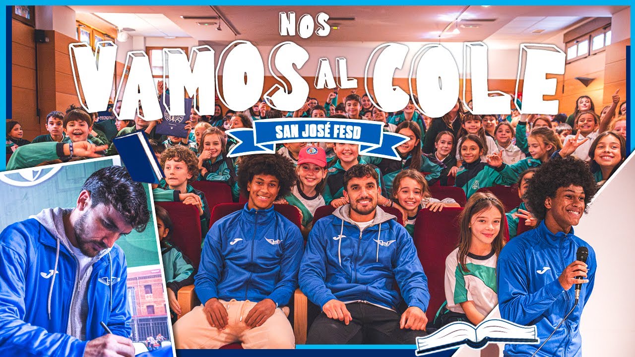 Mauro Arambarri y Peter Federico visitan el colegio San José FESD 🎒