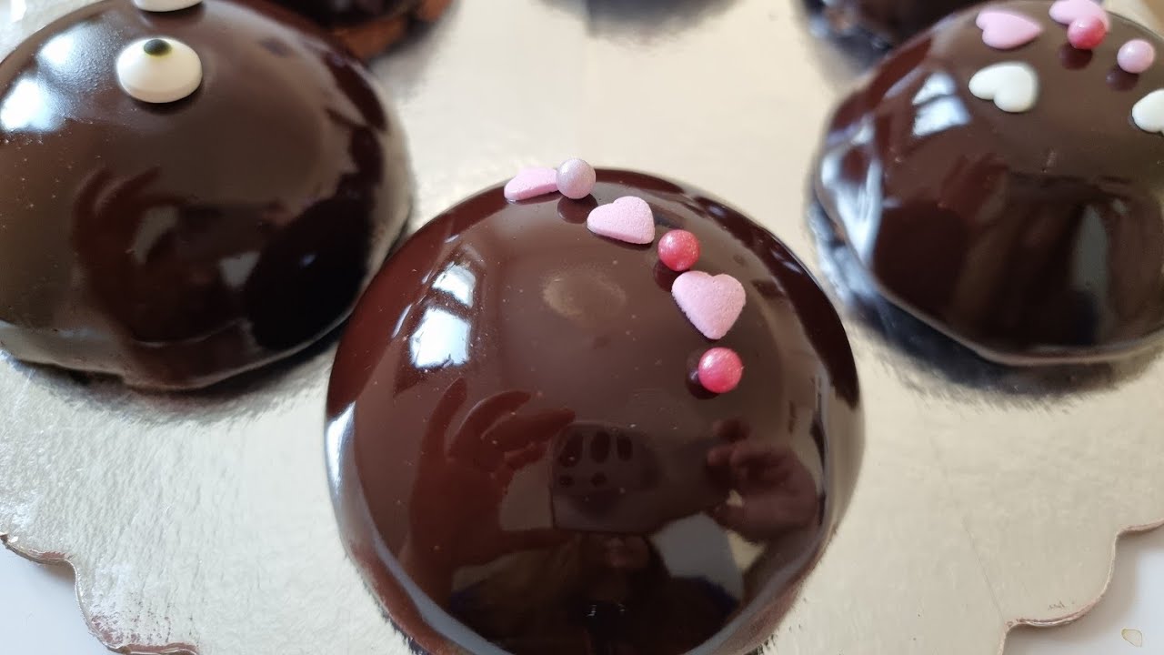 Огледална глазура. Mirror glaze. Quick recipe.