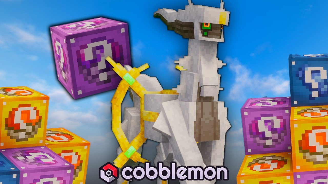 CARRERA DE LUCKY BLOCKS en COBBLEMON contra Pipo!