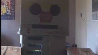 Robot explodes playing Video Game (funny)