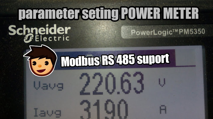 Pm5350 schneider ม module port 485 ไหมคร บ