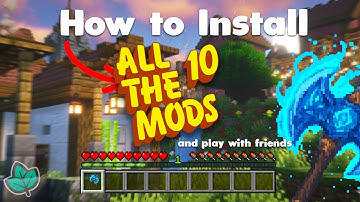 How To Make An All The Mods 10 Minecraft Server **UNDER 3 MINUTES**