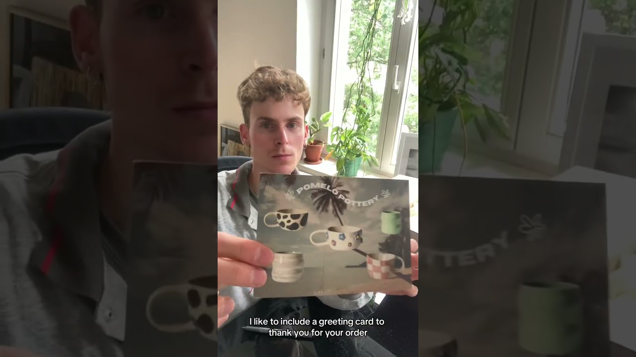 Packing ceramic orders with you 🏺 