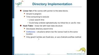 نظم التشغيل-72: الفصل الثاني عشر (الجزء الثاني) Virtual File System and Directory Implementation