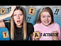 Making Slime in Alphabetical Order Challenge || Taylor & Vanessa