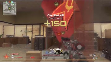 MW2 Sick 360 No Scope Across Map!