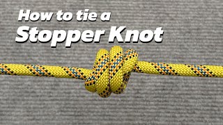 How to tie a Stopper Knot @knottips101 by Knot Tips 101 180 views 8 days ago 1 minute, 20 seconds